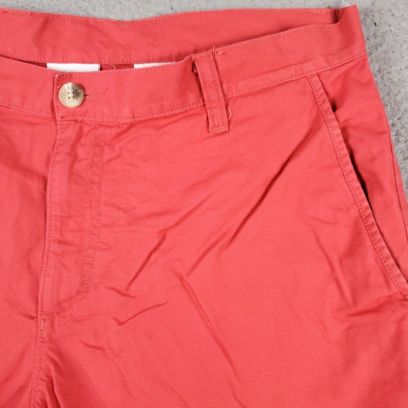 Vintage Columbia Chino Shorts Mens Size 34 Red Casual Flat Front Size US 34 / EU 50 - 3 Thumbnail