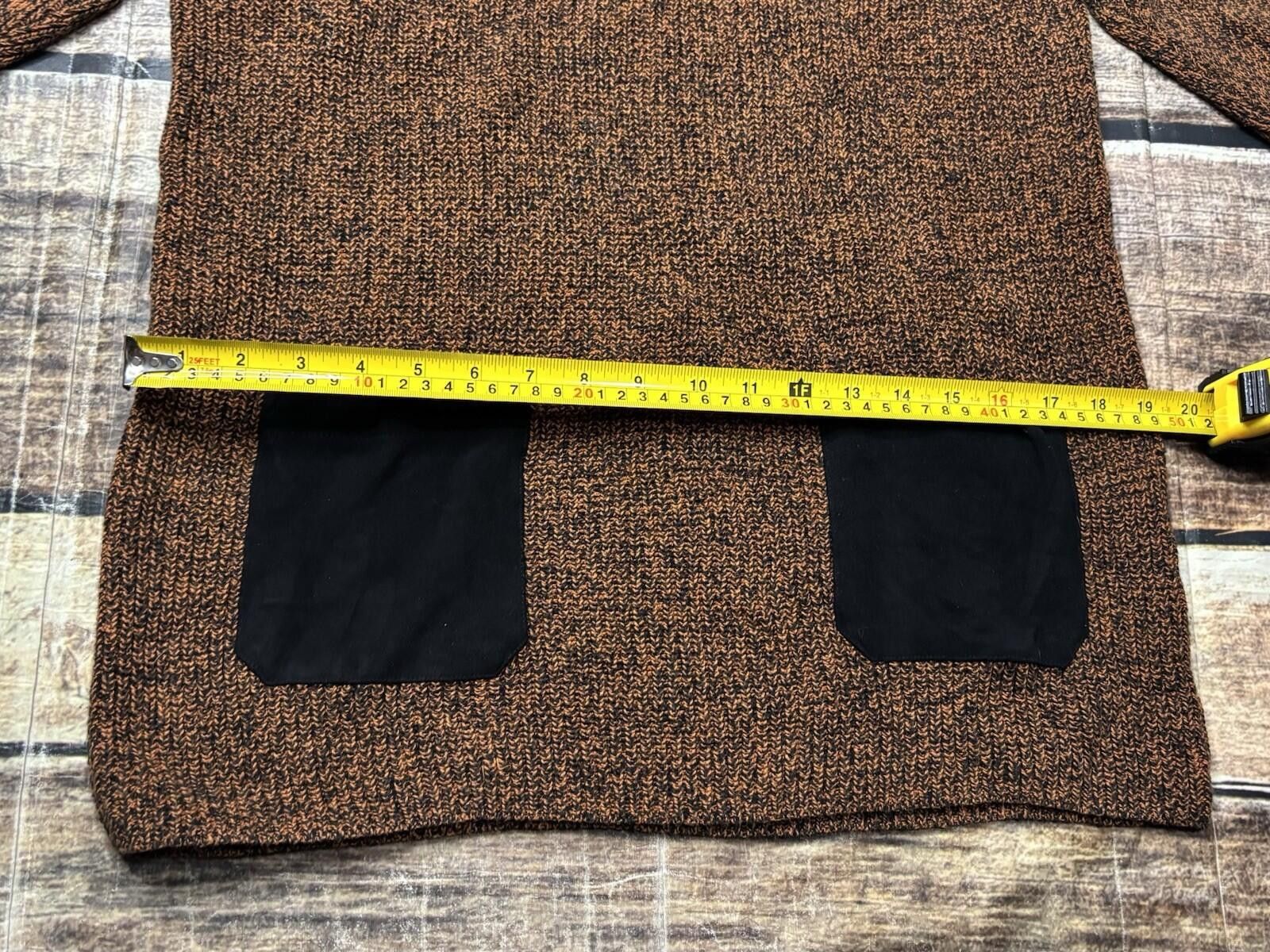 Other Susan Graver Sweater Womens Medium Chunky Knit Faux Suede Size M / US 6-8 / IT 42-44 - 10 Thumbnail