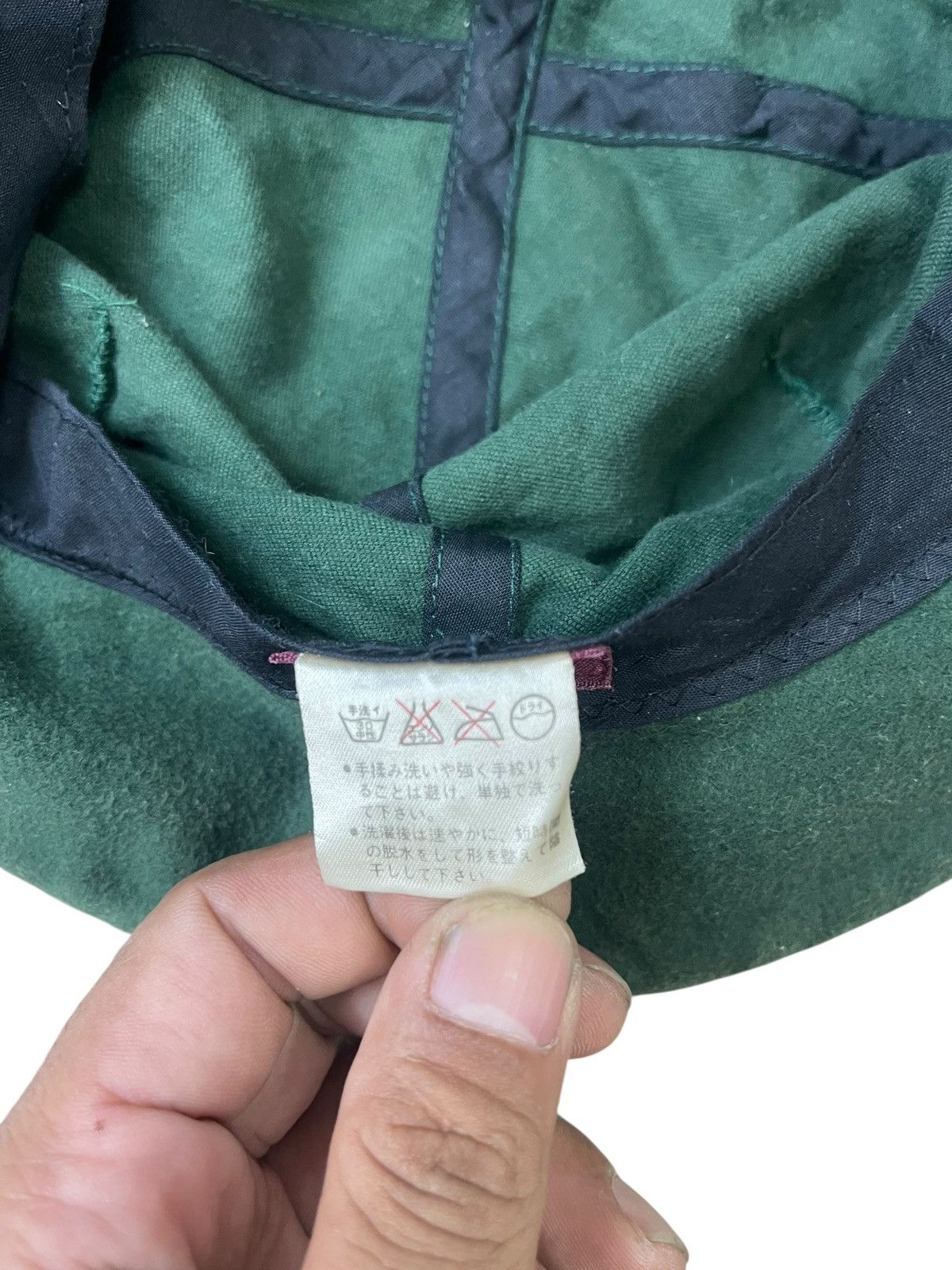 Kenzo Vintage Kenzo Bucket Hat Green Army Streetwear Size ONE SIZE - 8 Thumbnail