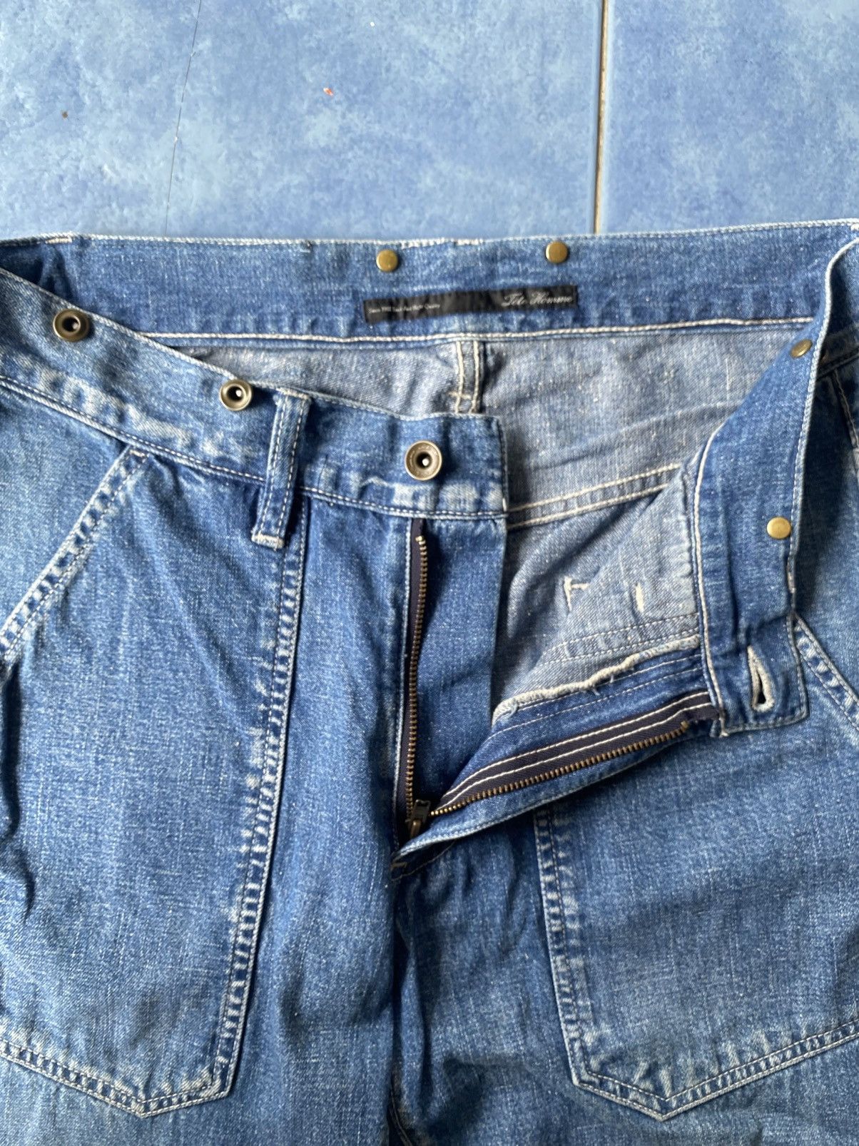 Issey Miyake Issey Miyake Tete Homme Denim Size US 30 / EU 46 - 5 Thumbnail