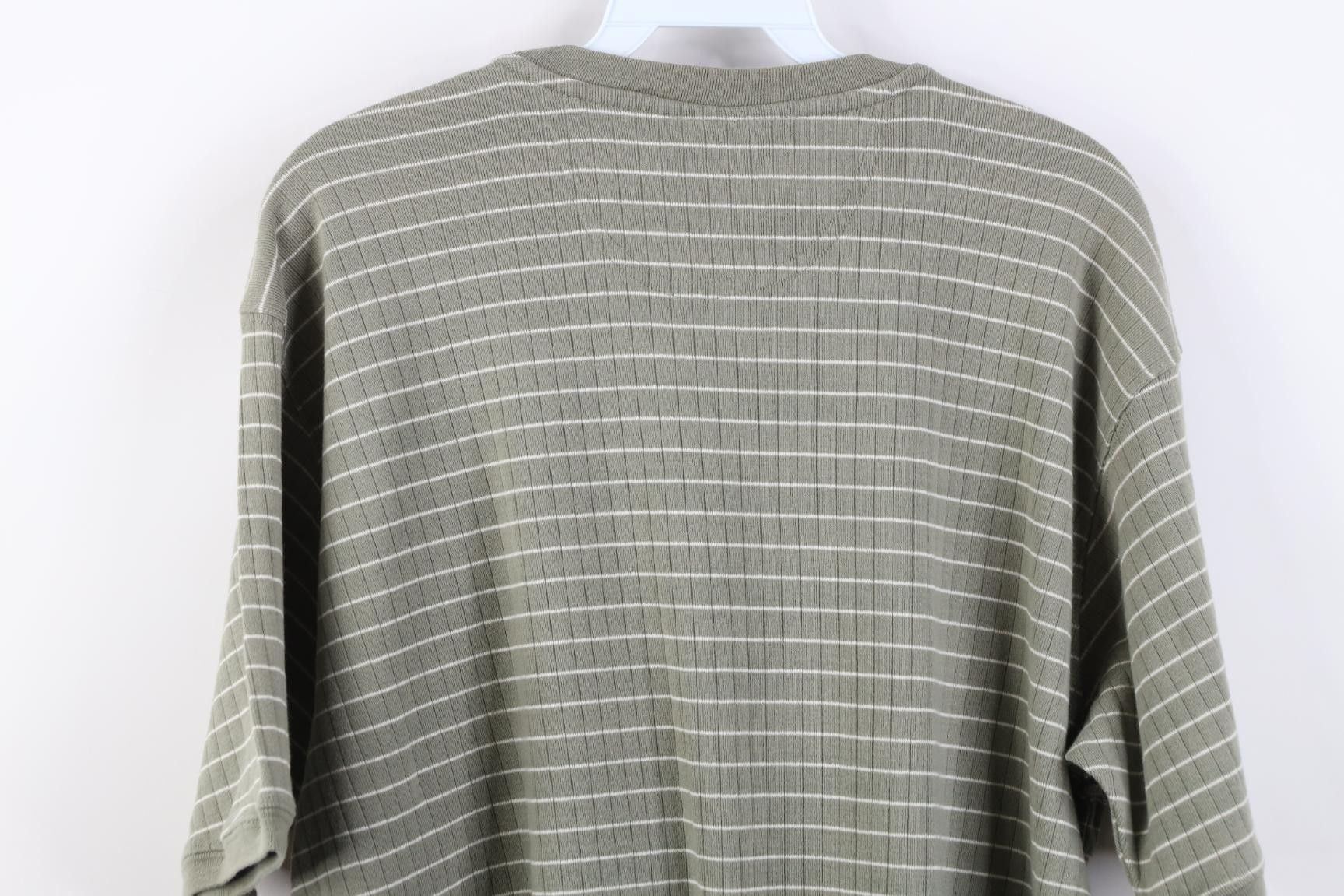 Vintage Vintage 90s Streetwear Ribbed Knit Short Sleeve T-Shirt Size US L / EU 52-54 / 3 - 7 Thumbnail
