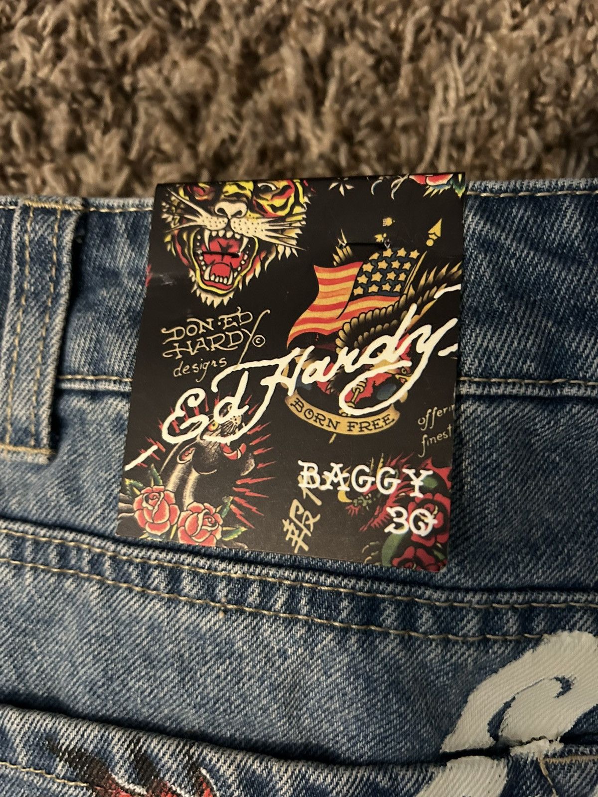 Ed Hardy ED HARDY JEANS Size US 30 / EU 46 - 3 Thumbnail
