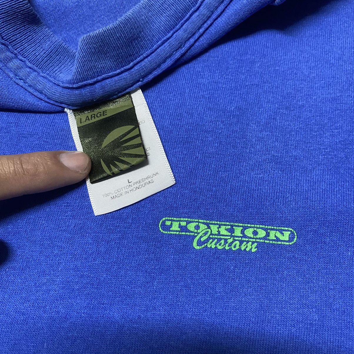 Vintage VINTAGE 90’s TOKION CUSTOM GRAPHIC T SHIRT Size US L / EU 52-54 / 3 - 8 Thumbnail