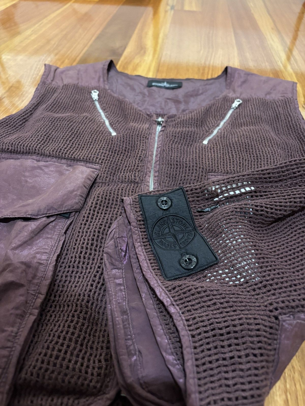 Stone Island Stone Island Shadow Project Vest Jacket Burgundy Purple Size US S / EU 44-46 / 1 - 5 Thumbnail