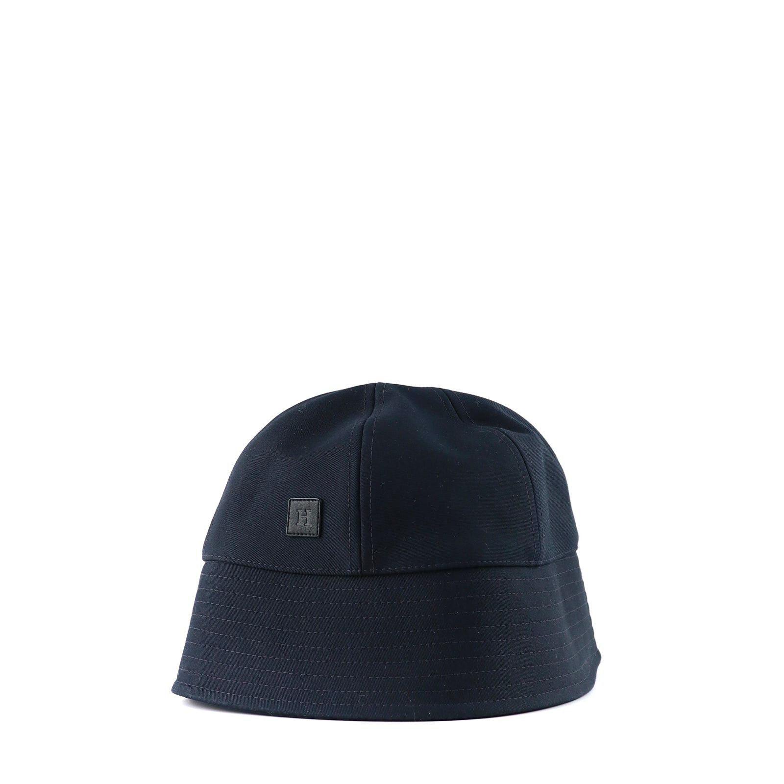 image of Hermes - Cotton Bucket Hat (T59) in Navy, Women's