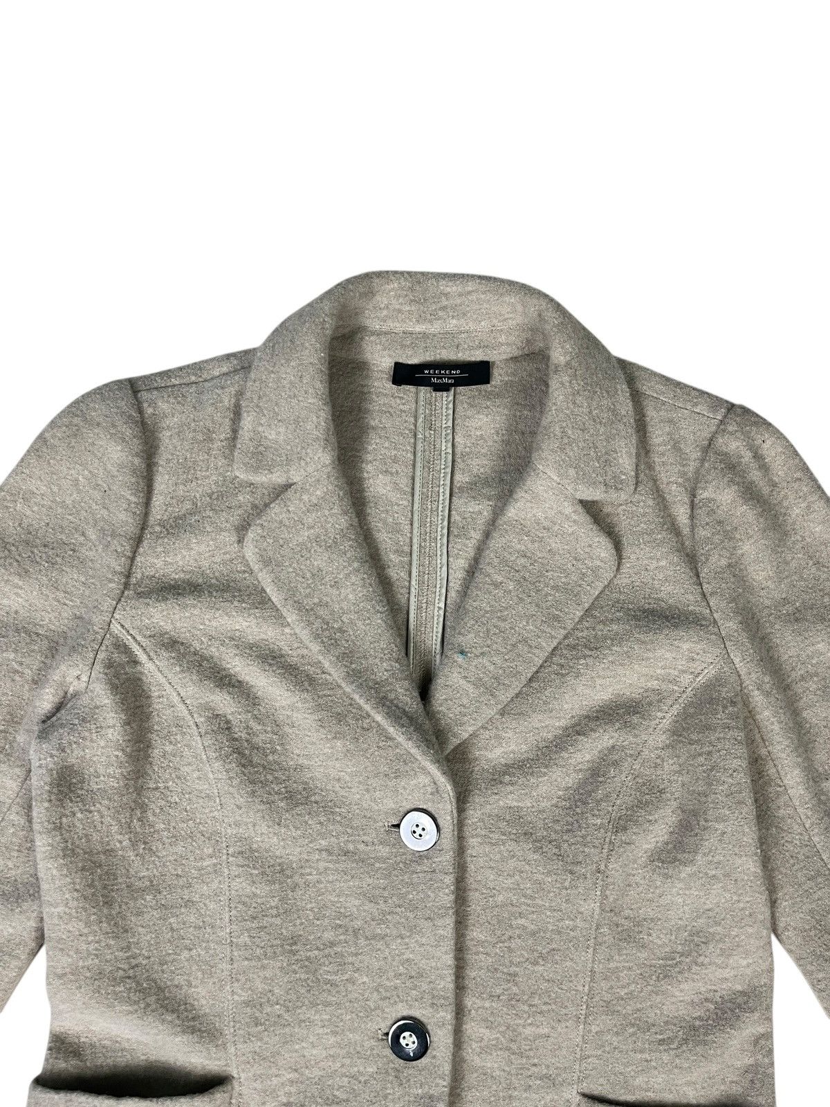 Max Mara × Weekend Max Mara Max Mara Weekend Cropped Wool Blazer Size S / US 4 / IT 40 - 3 Thumbnail