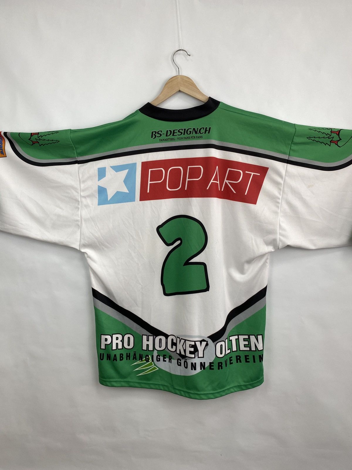 NHL 🇨🇭 Vintage EHC Olten Switzerland NHL Jersey Rare Retro Y2K Size US XL / EU 56 / 4 - 10 Thumbnail