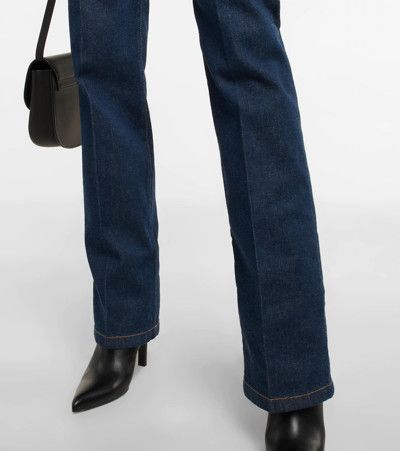 Saint Laurent Paris o1s1wg110924 Clyde Jeans in Medium Rinse Denim in Blue Size 24" / US 00 / IT 34 - 5 Thumbnail