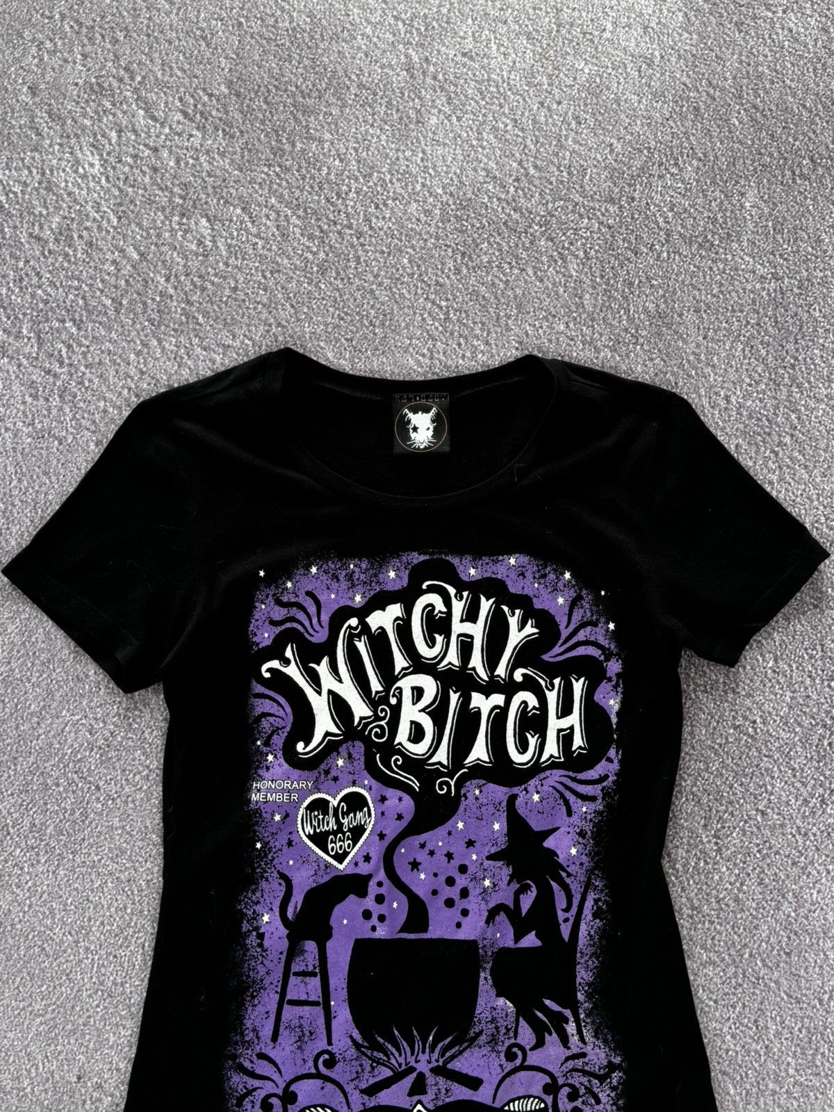 Hysteric Glamour Vintage Y2K Goth Vibe 00s Grunge Top T-Shirt Size M / US 6-8 / IT 42-44 - 2 Thumbnail