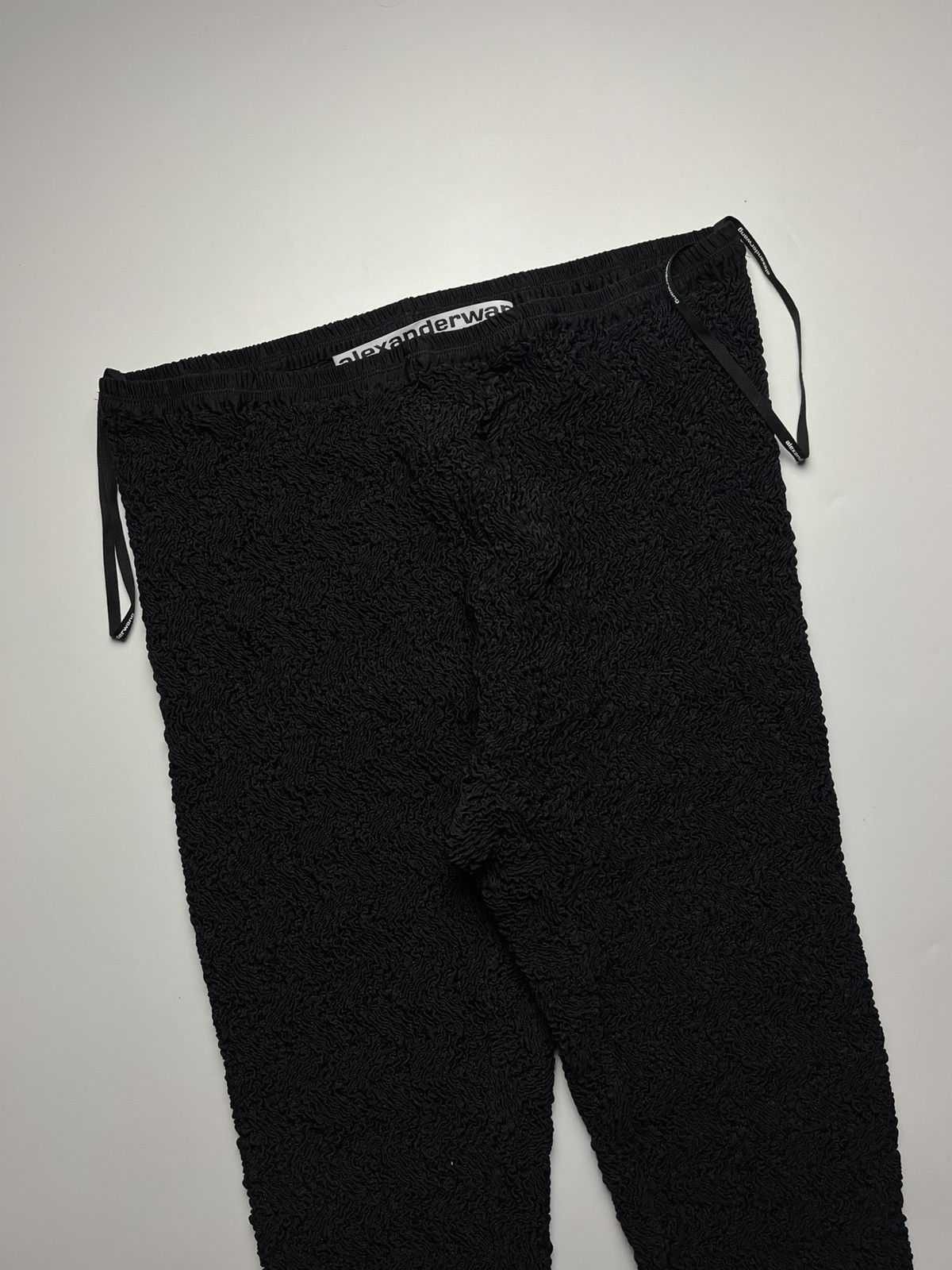 Alexander Wang Alexander Wang Ruched Ruffle-Trim Leggings Size 30" / US 8 / IT 44 - 3 Thumbnail