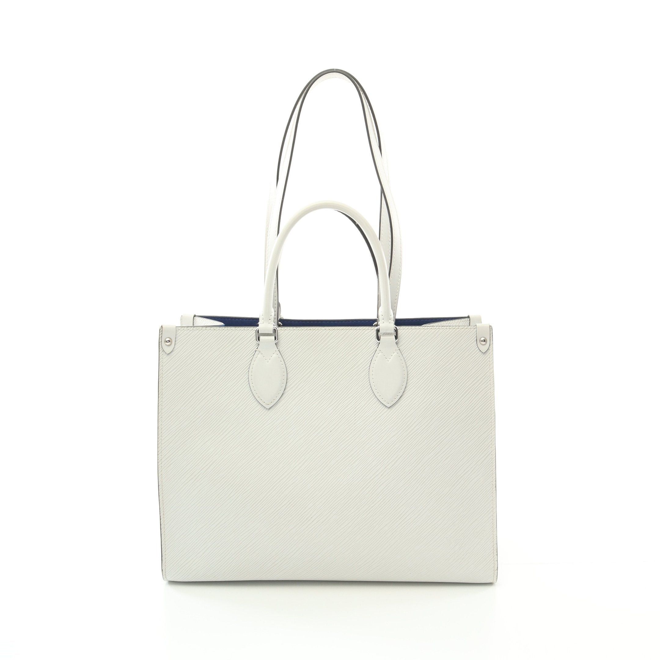Louis Vuitton Louis Vuitton On-The-Go Mm Epi Shoulder Bag Tote Leather White Size ONE SIZE - 1 Thumbnail