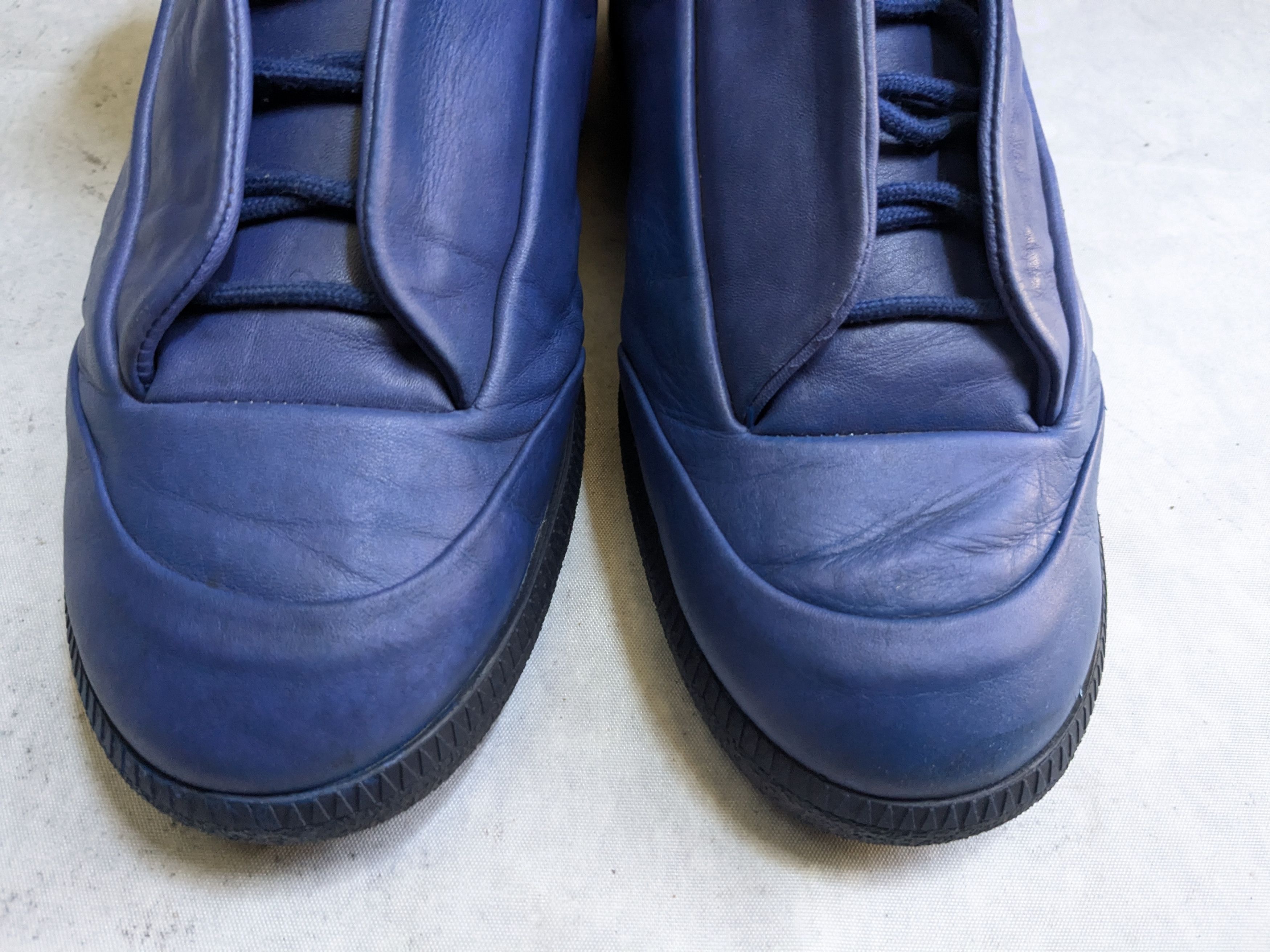 Maison Margiela Maison Margiela Future Blue 12 45 High Tops Leather Size US 12 / EU 45 - 3 Thumbnail
