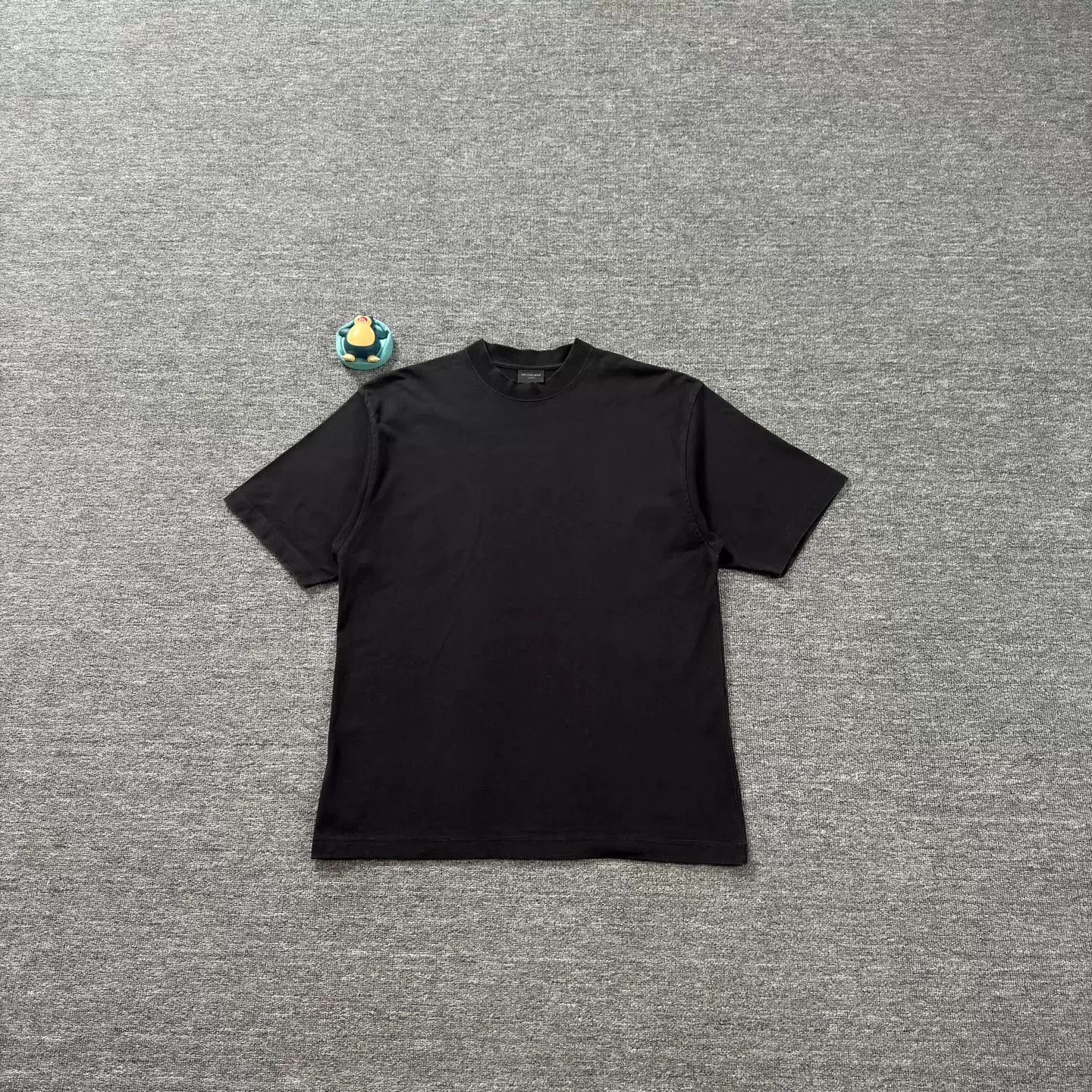 Balenciaga Balenciaga Black Crystal Double B T-shirt Size US S / EU 44-46 / 1 - 1 Thumbnail