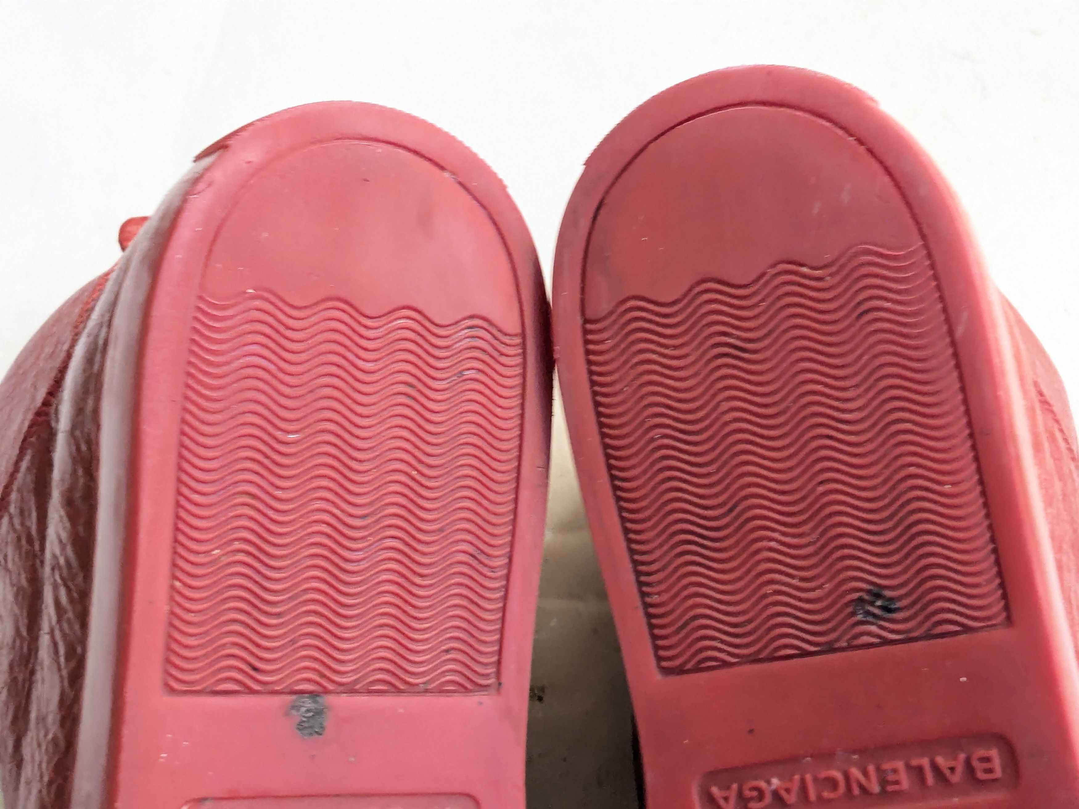 Balenciaga Balenciaga Arena Red 11 High Tops Leather Size US 11 / EU 44 - 16 Thumbnail