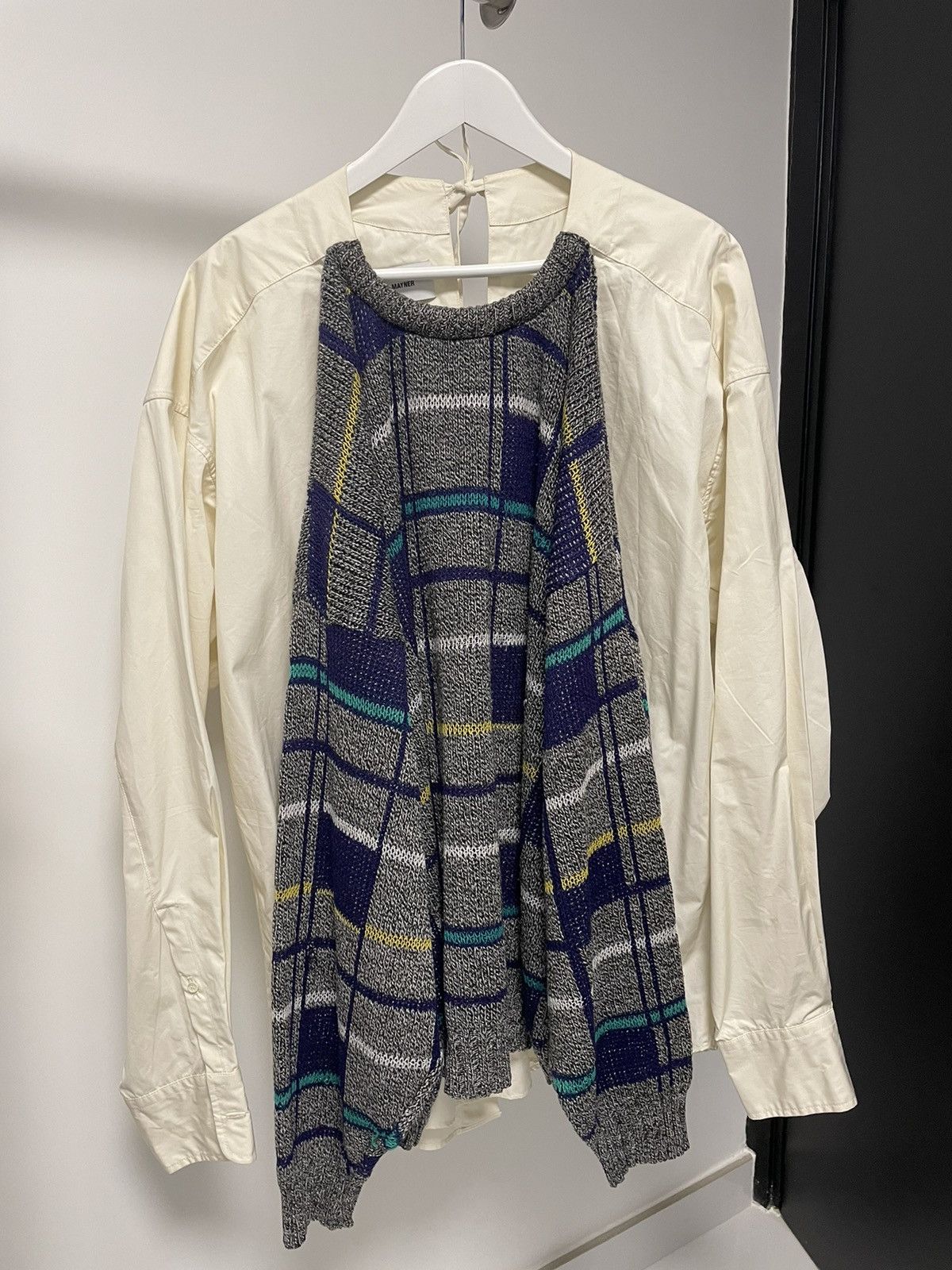 Hed Mayner Hed Mayner AW2017 open back shirt Size US S / EU 44-46 / 1 - 3 Thumbnail