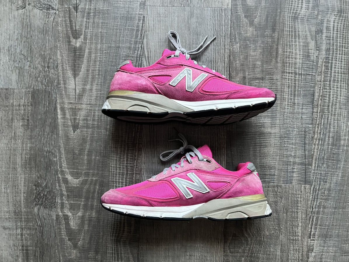 New Balance × Vintage NEW BALANCE • 990V4 "2018 Pink Ribbon" (12M) Size US 12 / EU 45 - 3 Thumbnail