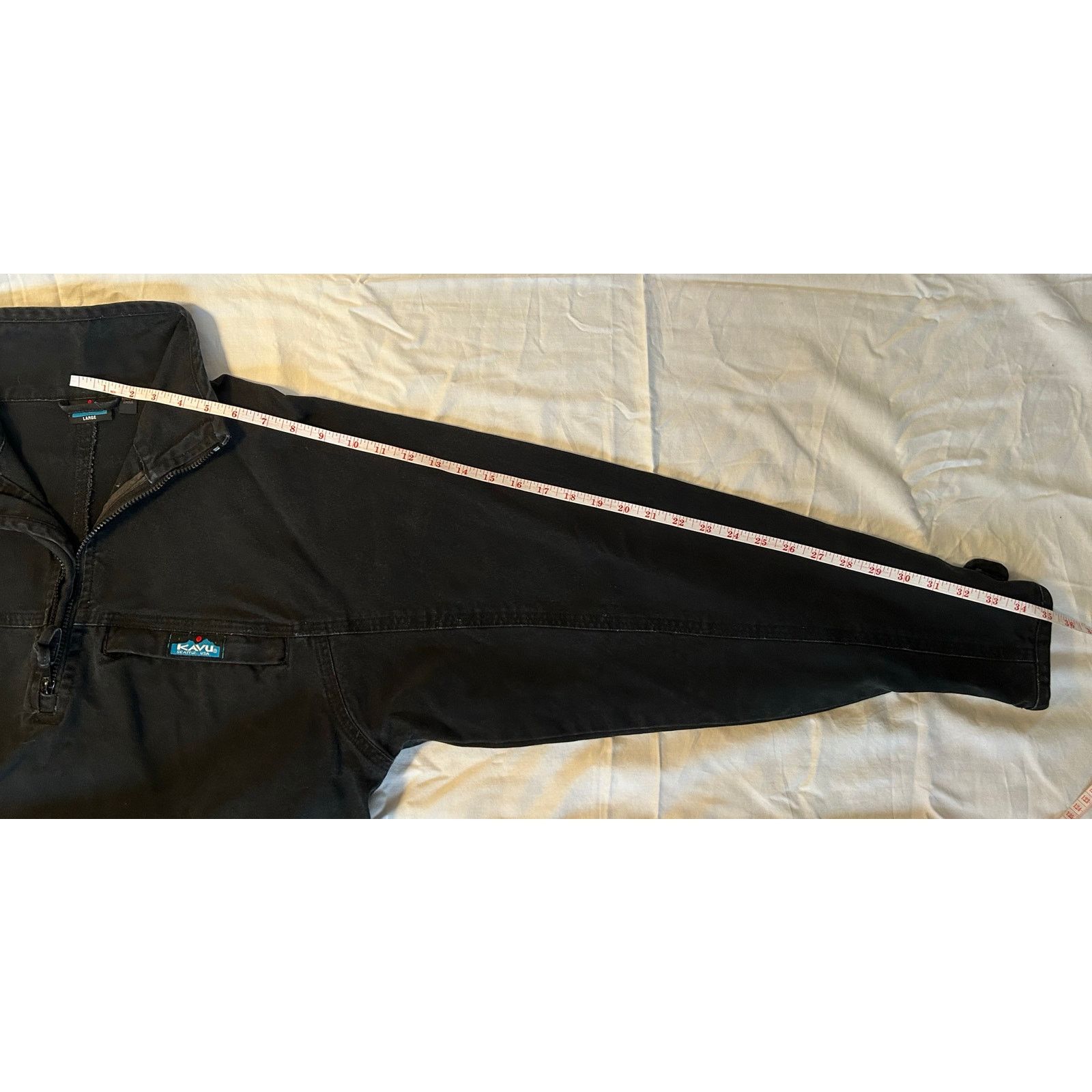 KAVU Vintage KAVU Jacket Black Half-Zip Pullover Size Large Size US L / EU 52-54 / 3 - 7 Thumbnail