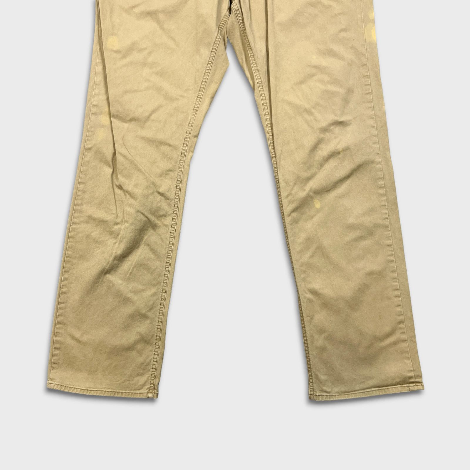 Polo Ralph Lauren × Ralph Lauren × Vintage Polo Ralph Lauren Pants 38x32 Straight Leg Chino Trousers Size US 38 / EU 54 - 3 Thumbnail