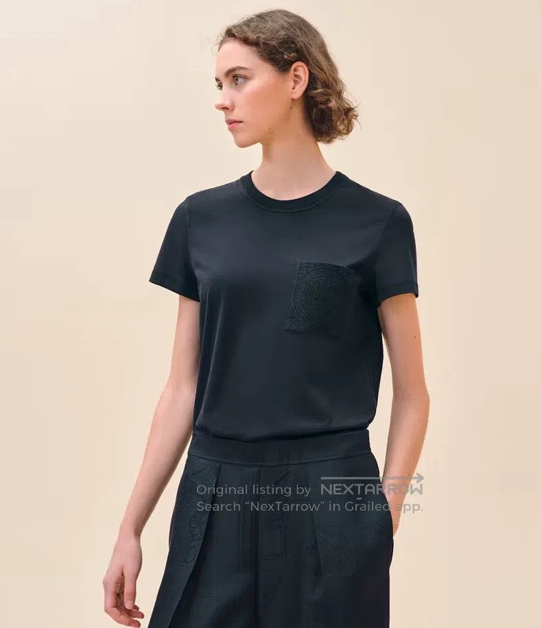 Hermes Hermes Black T-Shirt Size XS / US 0-2 / IT 36-38 - 1 Thumbnail