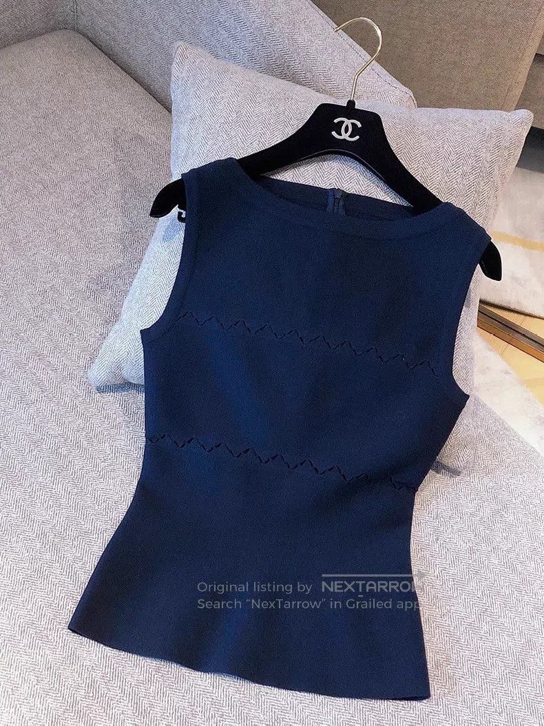 Alaia Alaia Dark blue top + half skirt slimming suit Size XS / US 0-2 / IT 36-38 - 2 Thumbnail