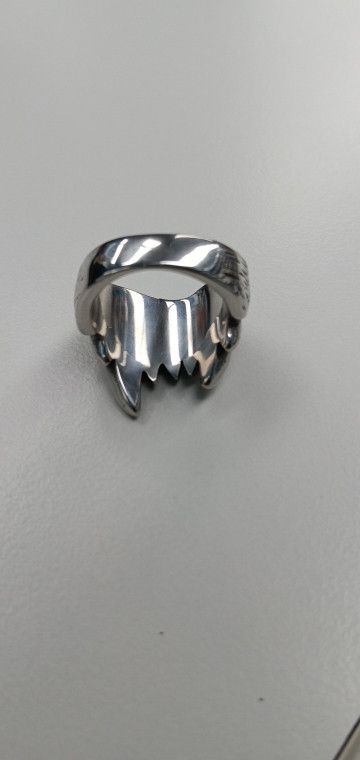 Other Demon Monster Teeth Ring Size ONE SIZE - 5 Thumbnail