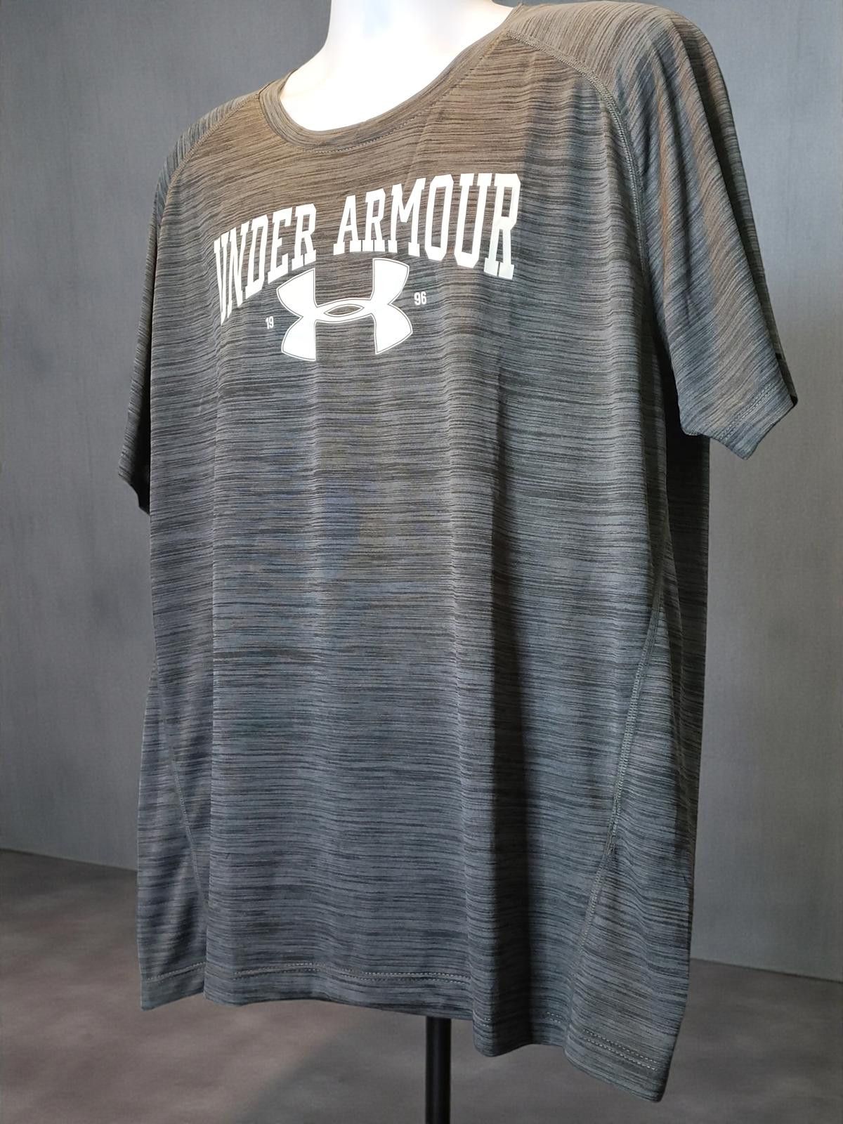 Under Armour Under Armour HeatGear Men's Short Sleeve T-Shirt Grey Size US XL / EU 56 / 4 - 4 Thumbnail