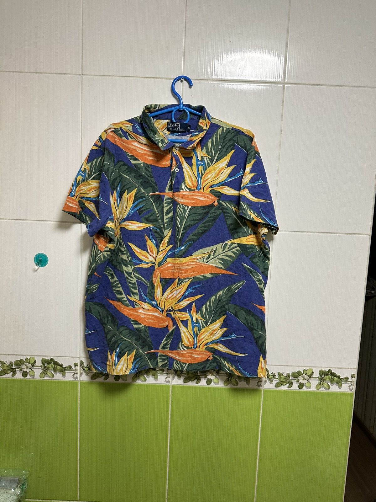 Polo Ralph Lauren Polo Ralph Lauren Birds Paradise Polo Men's Vintage Floral Size US XL / EU 56 / 4 - 1 Thumbnail