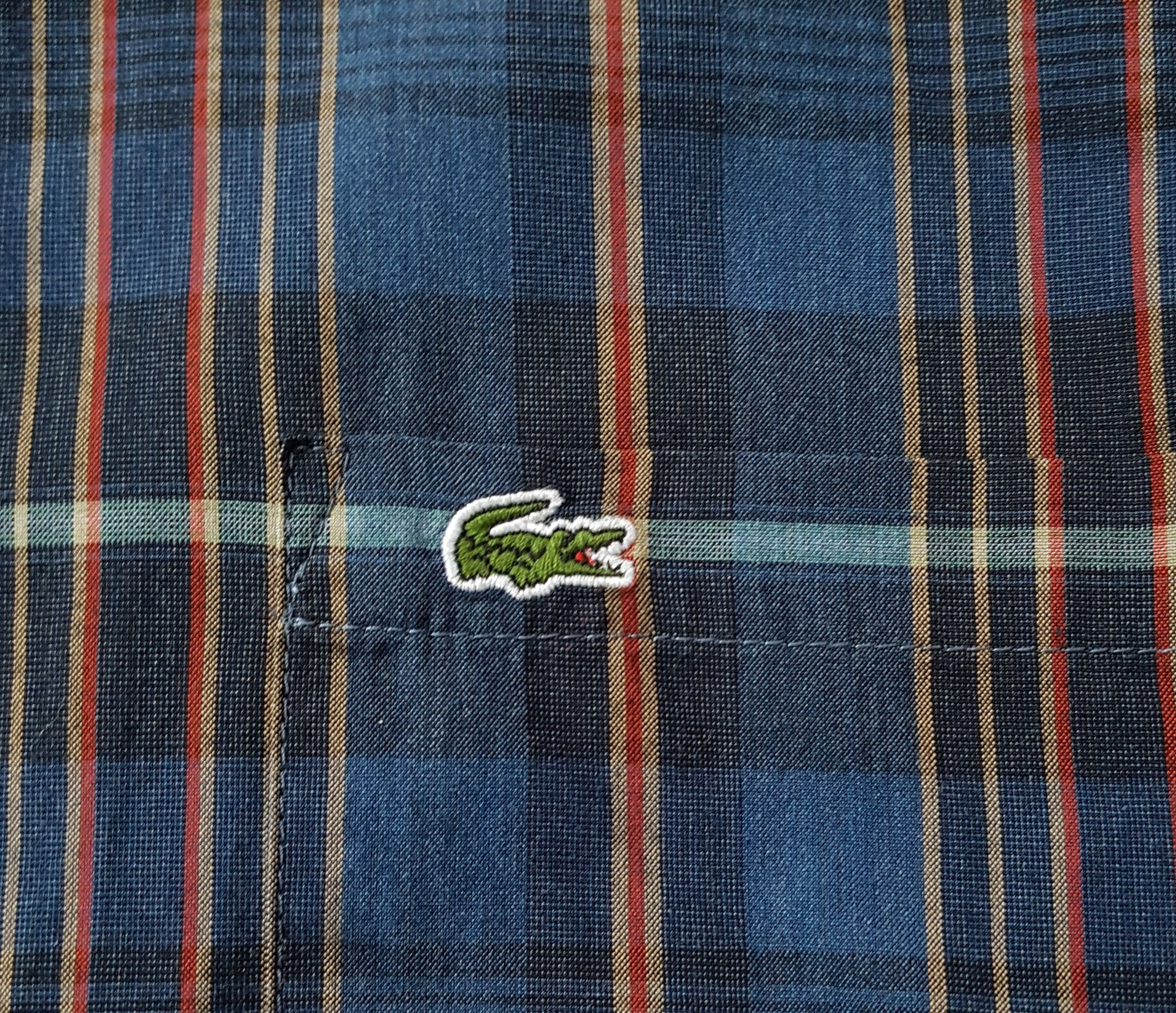 Lacoste Lacoste Button Down Long Sleeve Classic Check Shirt 42 Size US XL / EU 56 / 4 - 4 Thumbnail