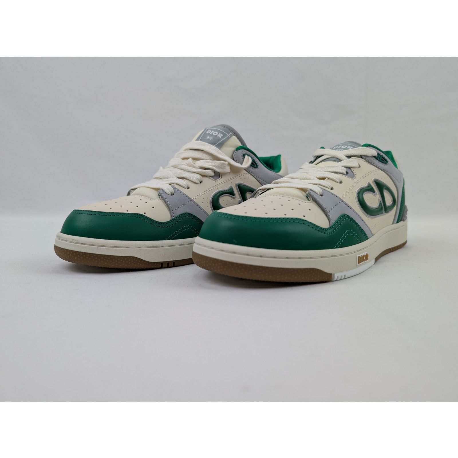 Dior o1rshd1 M-B57 LT Calf Sneakers in Grey/Green Size US 8 / EU 41 - 7 Thumbnail