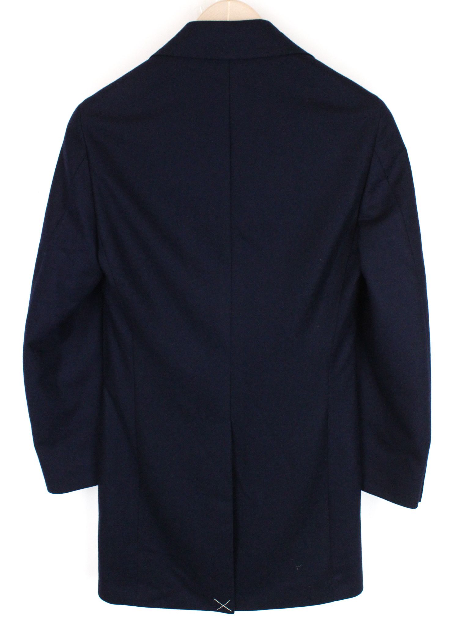 Suitsupply VICENZA UK30R Navy Wool Flannel Coat 66635 Size US XXS / EU 40 - 2 Thumbnail