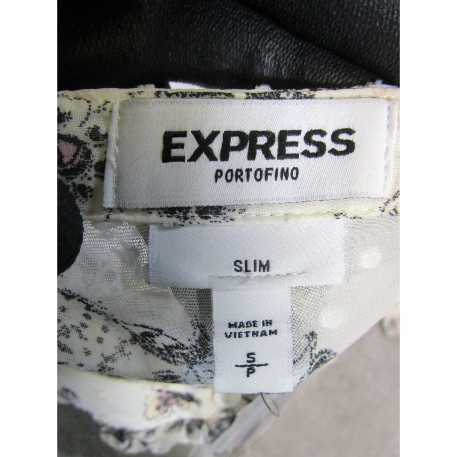 Express Express Cardigan Sweater Womens Small White Pink Black Portofino New Size S / US 4 / IT 40 - 3 Thumbnail