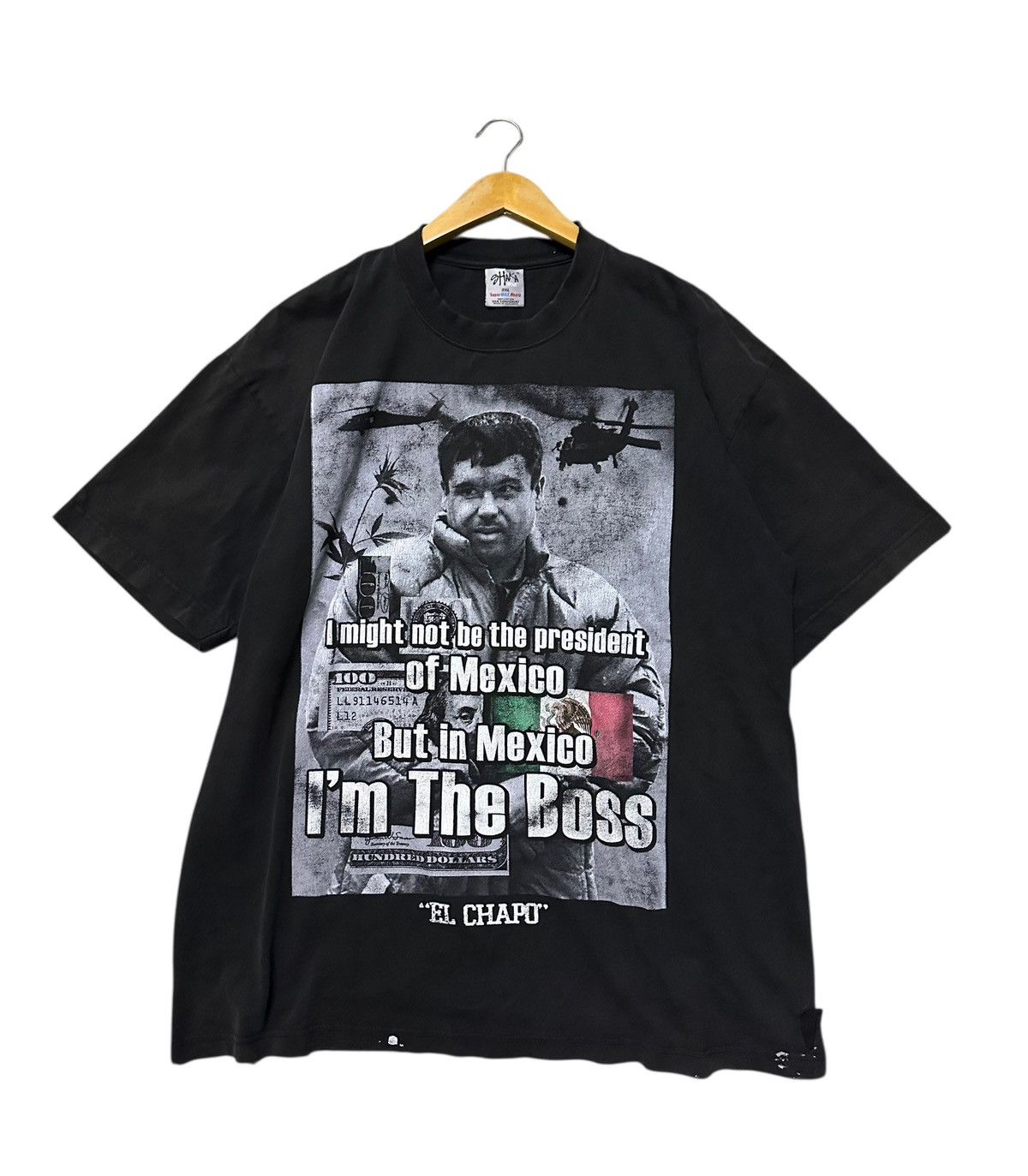 Vintage I’m The Mexico boss ‘el chapu’ untouchable billionaire tee Size US XL / EU 56 / 4 - 1 Thumbnail