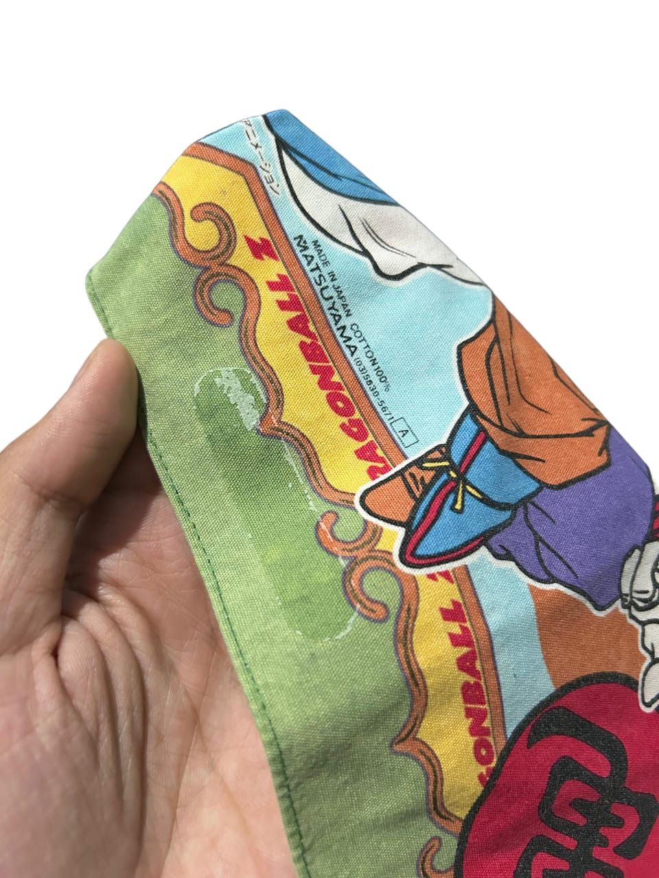 Anime × Cartoon Network × Japanese Brand Vintage Dragon Ball Z Handkerchief/Bandana Made in japan Size ONE SIZE - 5 Thumbnail