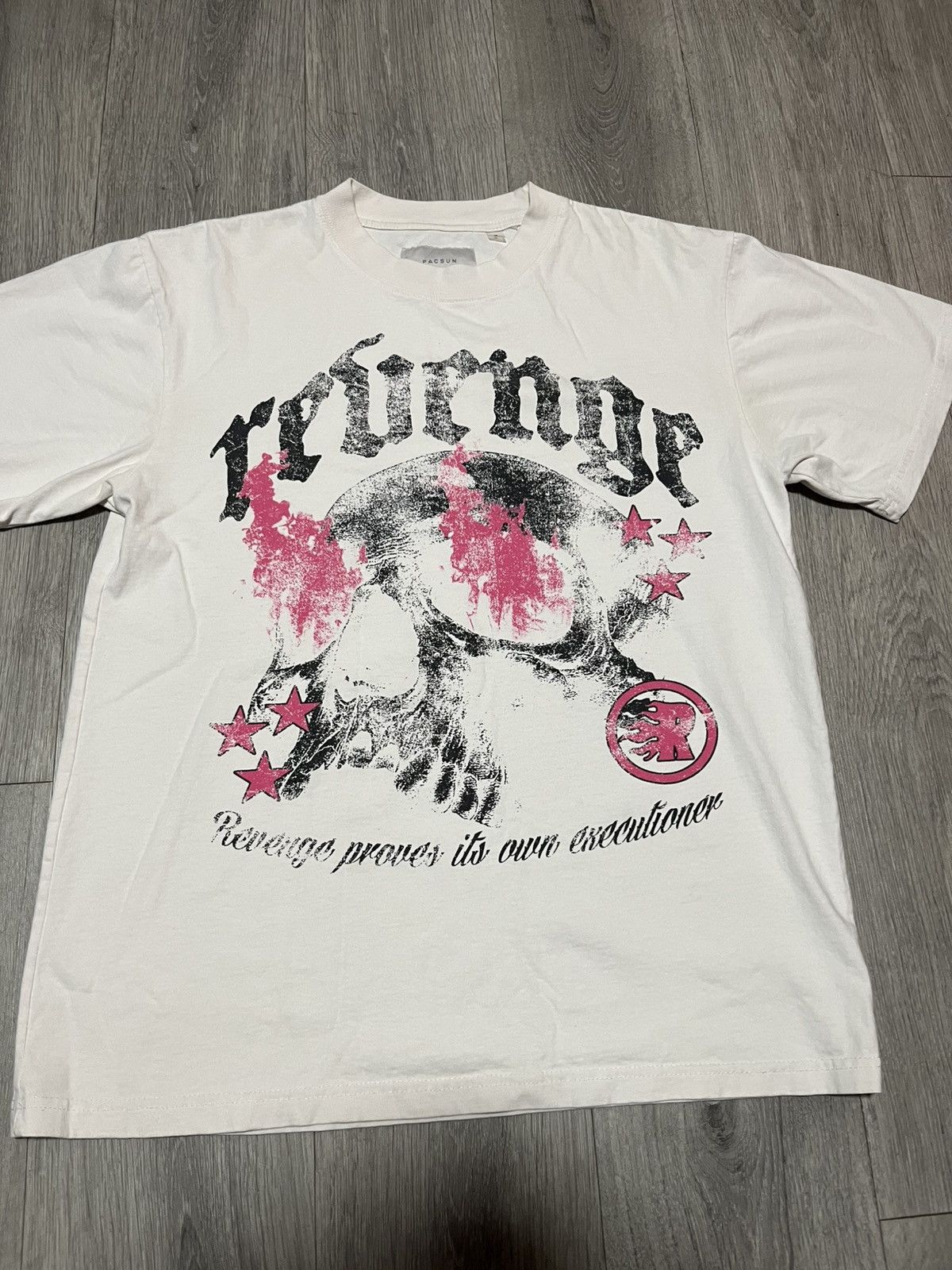 Pacsun Revenge Skull Tee Size US M / EU 48-50 / 2 - 1 Thumbnail