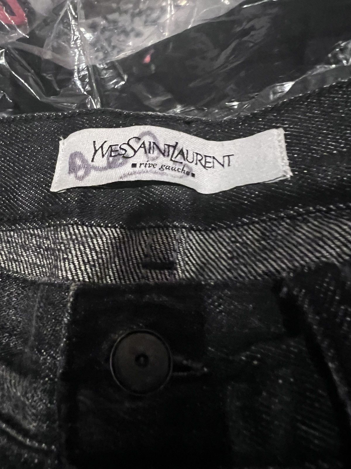 Asspizza × Saint Laurent Paris × Yves Saint Laurent Signed By Asspizza 2023 YSL Jeans | Yves Saint Laurent Size US 28 / EU 44 - 3 Thumbnail