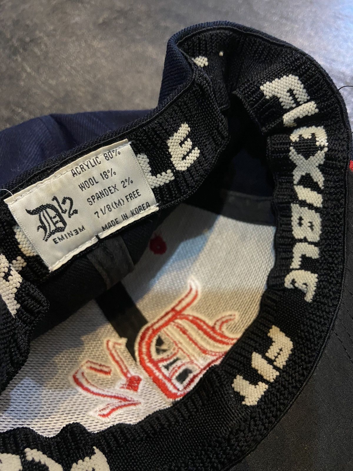 Eminem Eminem D12 Vintage Hat Size ONE SIZE - 5 Thumbnail