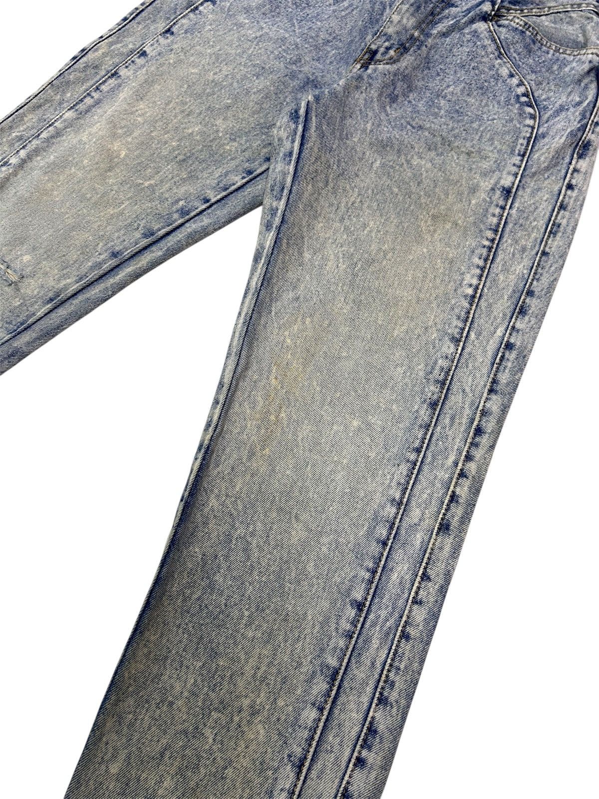 Japanese Brand × Vintage 💥Vintage Japanese Denim Mud Wash Ripped Jeans Size US 27 - 7 Thumbnail