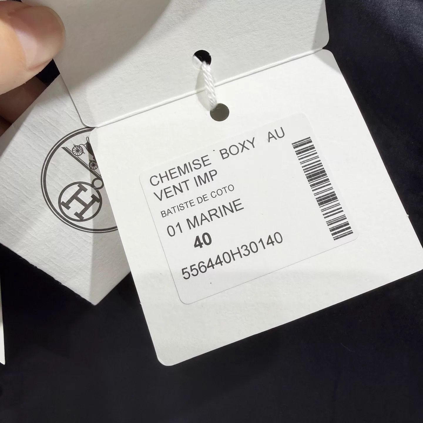 Hermes Hermès Double Layer Cotton Silk Lining LS Shirt Size 40 Size US M / EU 48-50 / 2 - 7 Thumbnail