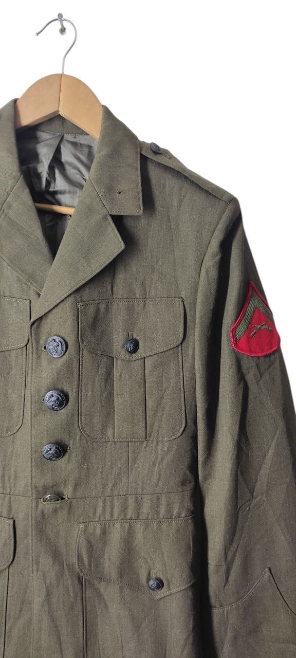 Vintage VINTAGE ARMY GREEN GENERAL MILITARY JACKET Size US S / EU 44-46 / 1 - 6 Thumbnail