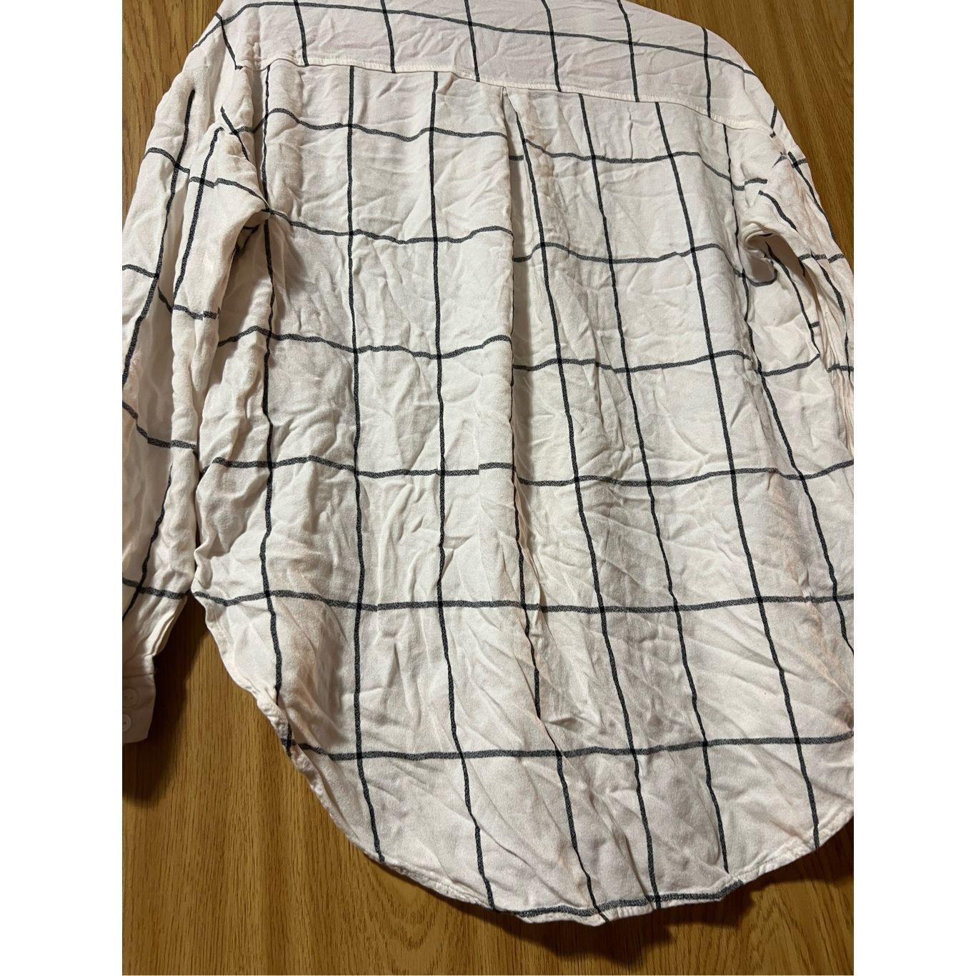 Other Lush White Plaid Woman’s Long Sleeve V-Neck Top Size Medium Size M / US 6-8 / IT 42-44 - 12 Thumbnail