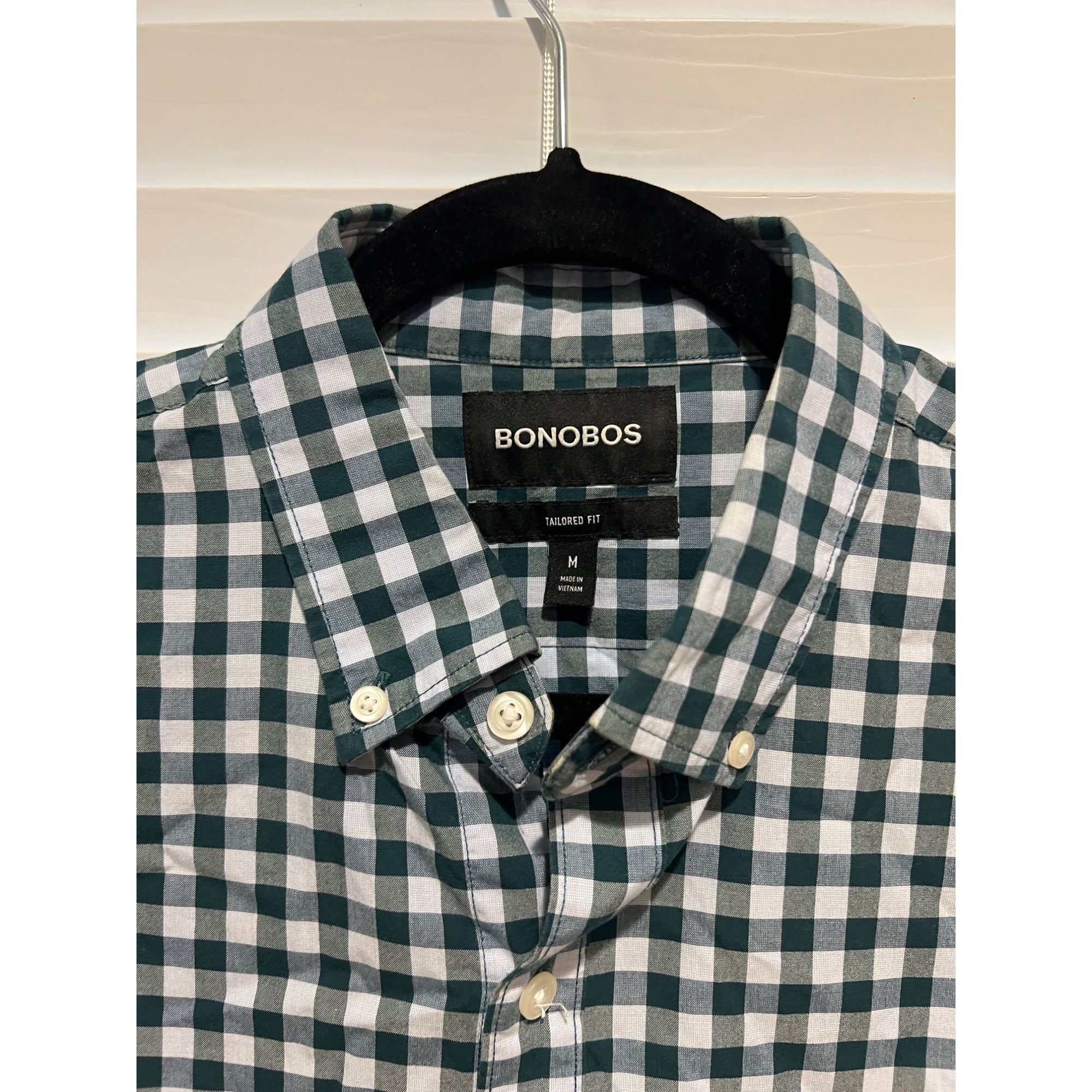 Bonobos Bonobos Tailored Fit Long Sleeve Button Up Shirt - Size M Size US M / EU 48-50 / 2 - 2 Thumbnail