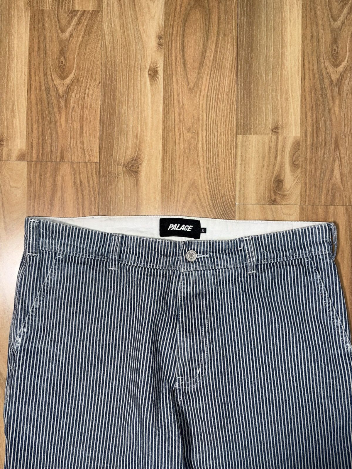 Palace Palace Skateboards Hickory Stripe Kosh TrouserWorkwear Pants Size US 32 / EU 48 - 5 Thumbnail