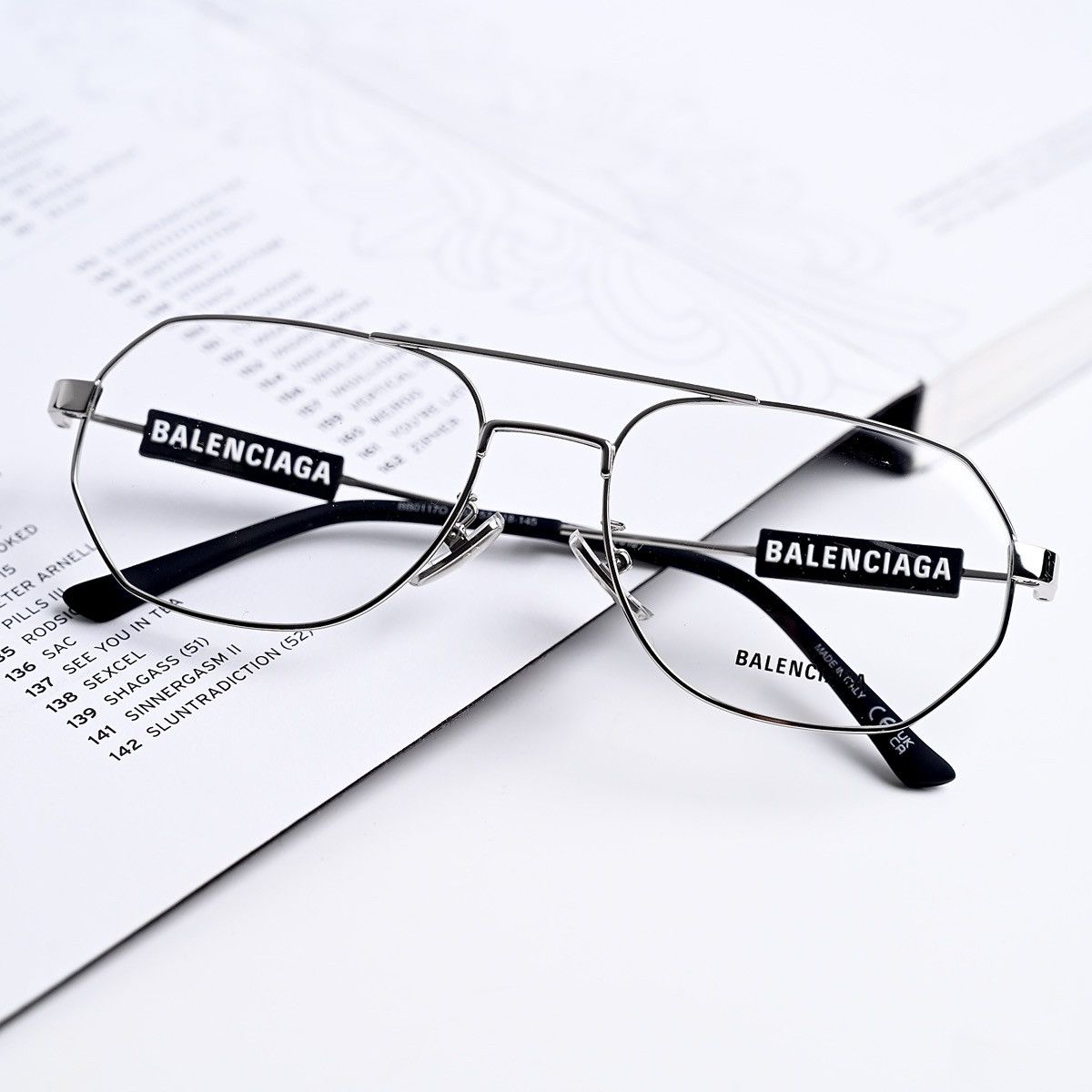 Balenciaga BALENCIAGA BB0117O 002 GLASSES Size ONE SIZE - 8 Thumbnail