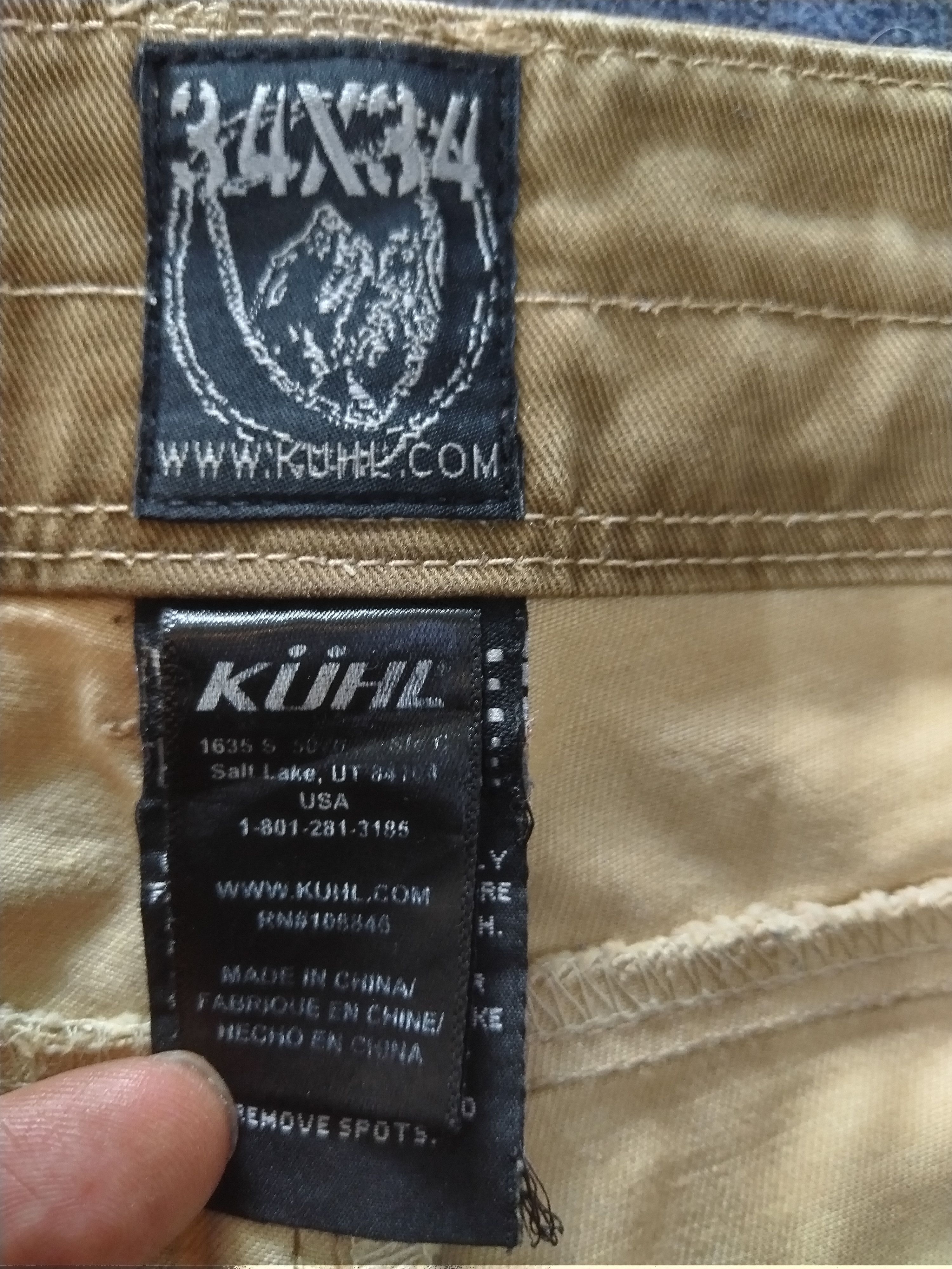 Kuhl × Mountain Khakis Kuhl Mountain Ryder Revolution Hiking Pants Distressed Size US 34 / EU 50 - 23 Thumbnail
