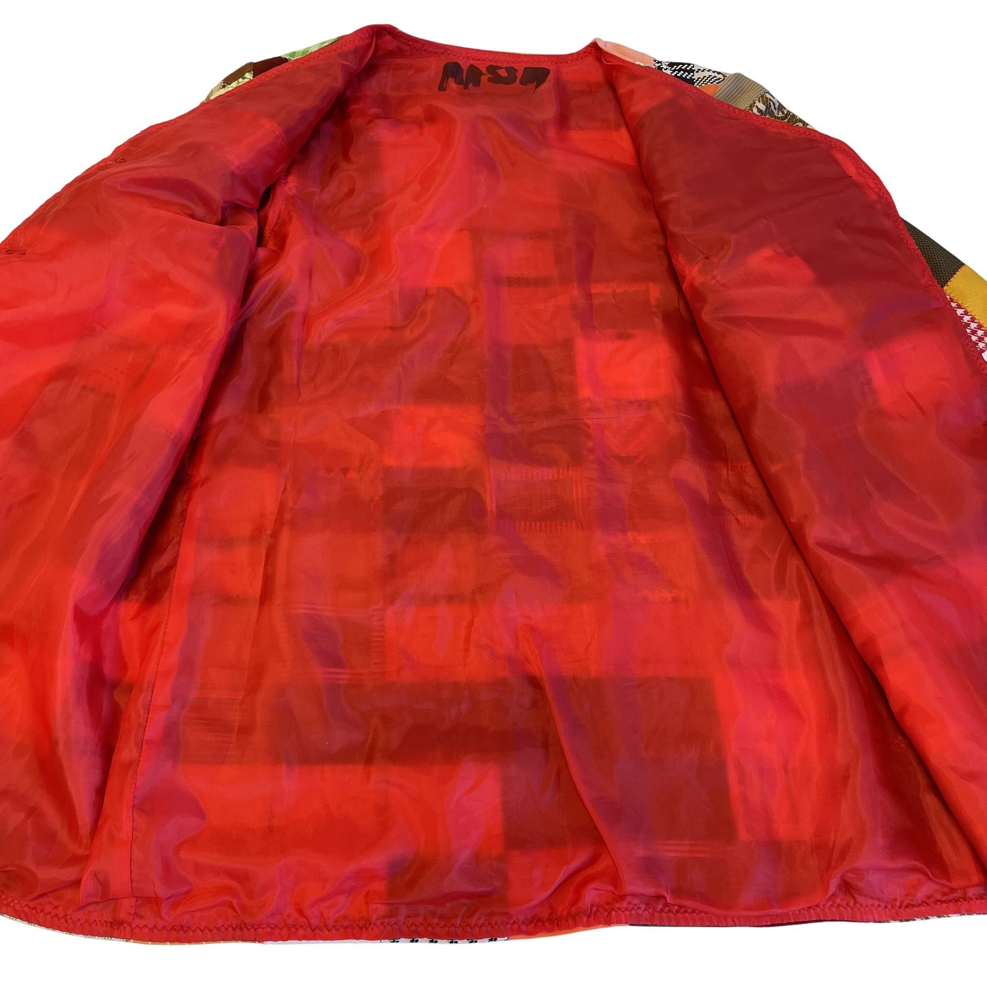 Other Vtg Handmade MoD Multi Color QUILT Patchwork Hippie Shirt Size L / US 10 / IT 46 - 7 Thumbnail