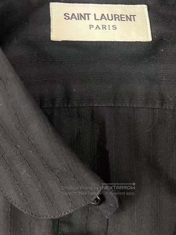 Saint Laurent Paris Black Long Sleeve Button. Size US L / EU 52-54 / 3 - 5 Thumbnail