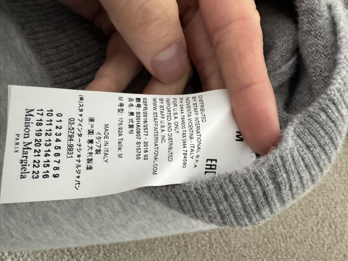 Maison Margiela MMM14 Half Zip Sweater - Medium Size US M / EU 48-50 / 2 - 5 Thumbnail