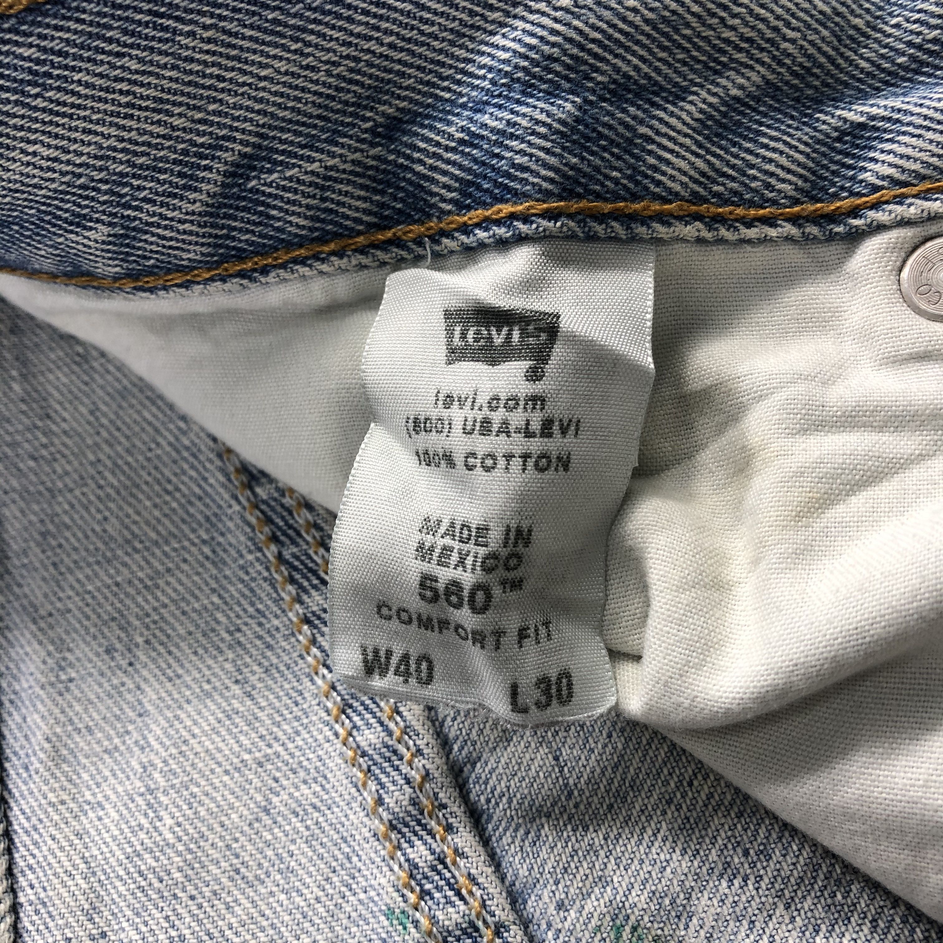 Levi's Vintage Light Wash Levis 560 Jeans-J1686 Size US 41 - 11 Thumbnail
