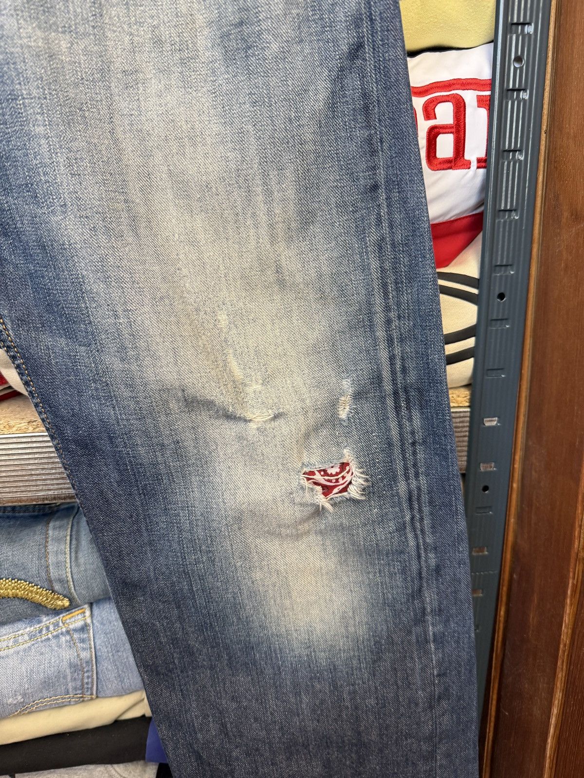 Diesel Vintage Diesel Custom Jeans Baggy Distressed Wide Japanese Size US 36 / EU 52 - 6 Thumbnail