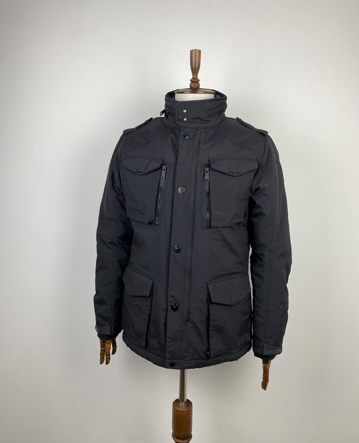 image of Mens Schott Nyc Winter Waterproof Jacket Size L in Black